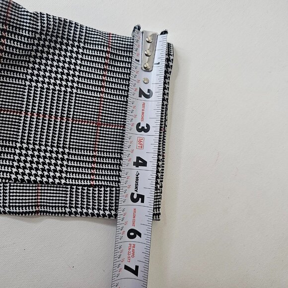 Seven 7 Women Pull On Legging Black White Red Plaid Elastic Waist Size XL - Picture 11 of 11